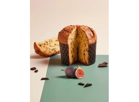 Artisan Panettone Chocolate and Figs - Pasticceria Giotto Oltre la Dolcezza - Traditional Sweets