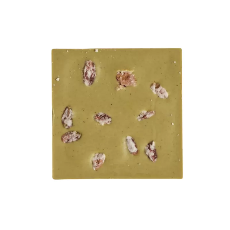Tablette de Chocolat Artisanal au Pistache - Pasticceria Giotto Oltre la Dolcezza - Chocolat