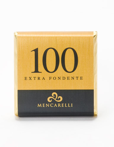 CHOCOLATE BAR 50g - DARK 100% - Mencarelli - Chocolate