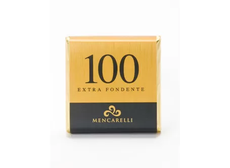 TAFEL SCHOKOLADE 50g - ZARTBITTER 100% - Mencarelli - Schokolade