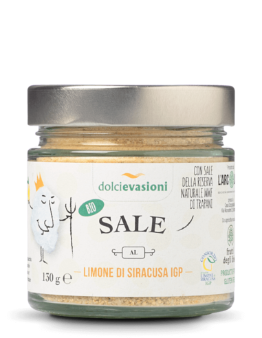 Organic Sicilian Lemon Salt - L'Arcolaio cooperativa sociale - Salt and Spices