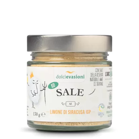 Sizilianisches Bio-Zitronensalz - L'Arcolaio cooperativa sociale - Salz und Gewürze