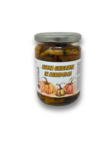 Sweet and sour grilled pumpkin - Masseria Antonio Esposito Ferraioli - Canned Foods and Preserves