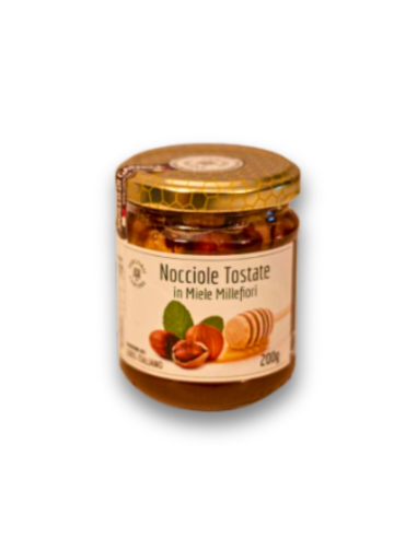 Toasted Hazelnuts in Wildflower Honey - Together let’s Help the Community! - Honey