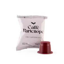 Capsules Caffè Partenope Dek - 50 capsules - Caffè Partenope - Café en grains, moulu et en dosettes