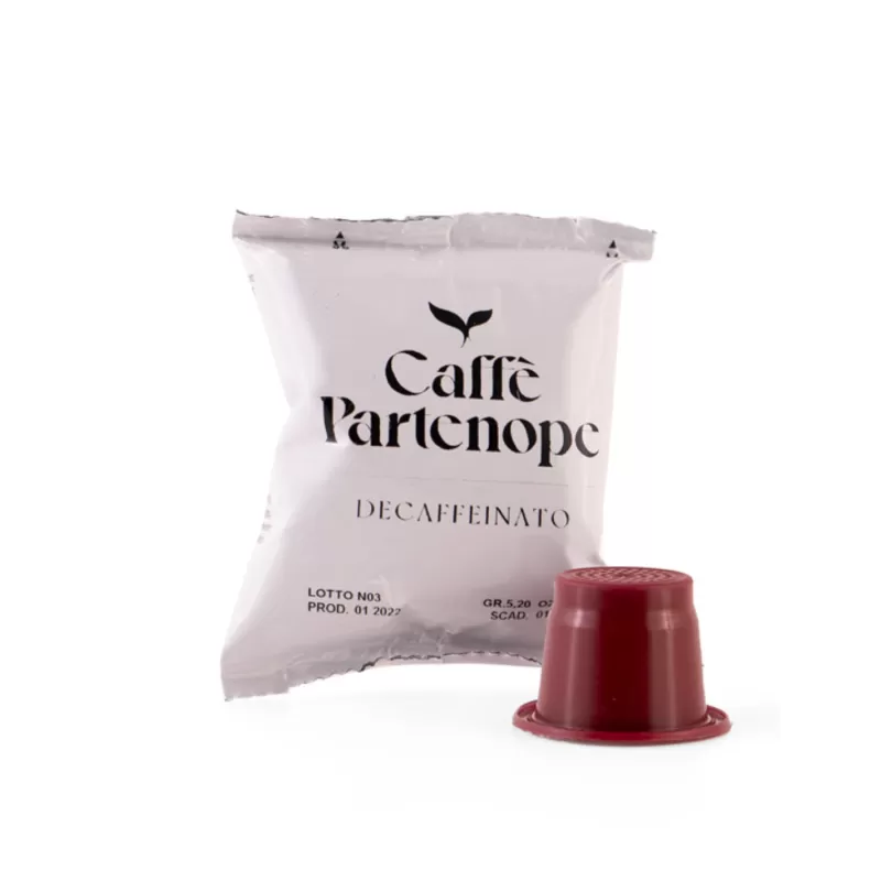 Caffè Partenope Dek- 50 Kapseln - Caffè Partenope - Kaffeebohnen, gemahlen und in Pads