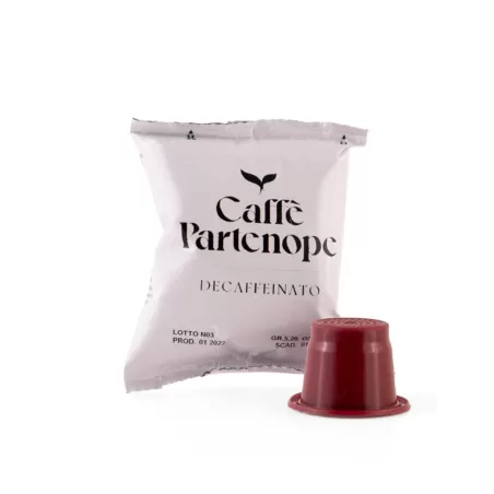 Caffè Partenope Dek- 50 Kapseln - Caffè Partenope - Kaffeebohnen, gemahlen und in Pads