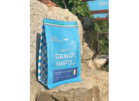 Caffè Partenope - Caffè Grande Napoli 250 gr - Caffè Partenope - Café en grains, moulu et en dosettes