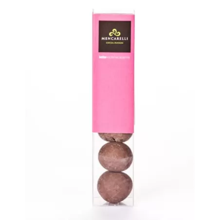 Bassiné Noix de Macadamia Étui 50g - Mencarelli - Chocolat