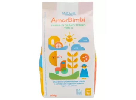 FARINA TIPO 0 AMORBIMBI - 500g von Molino Moras | StoreItaly.org