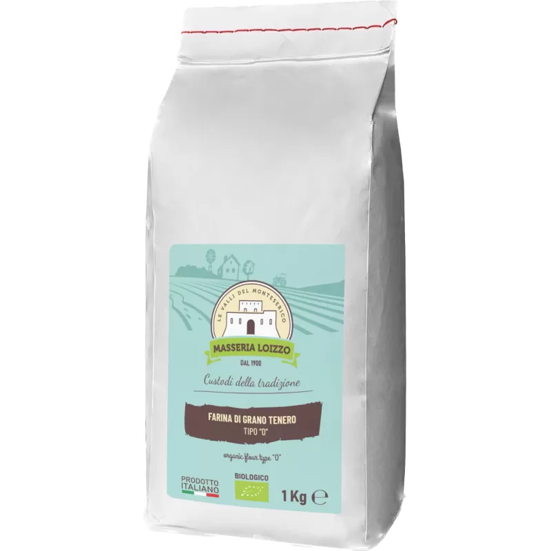 BIO-WEICHWEIZENMEHL TYP 0 - 5KG von Masseria Loizzo | StoreI...