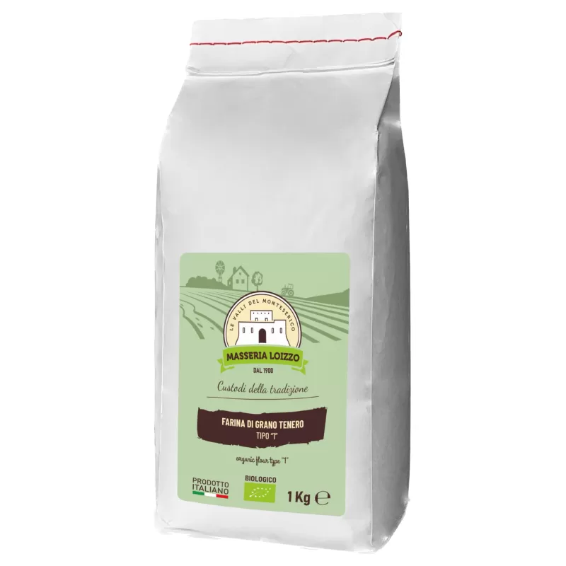 FARINE DE BLÉ TENDRE TYPE 1 - 5KG de Masseria Loizzo | StoreItaly...