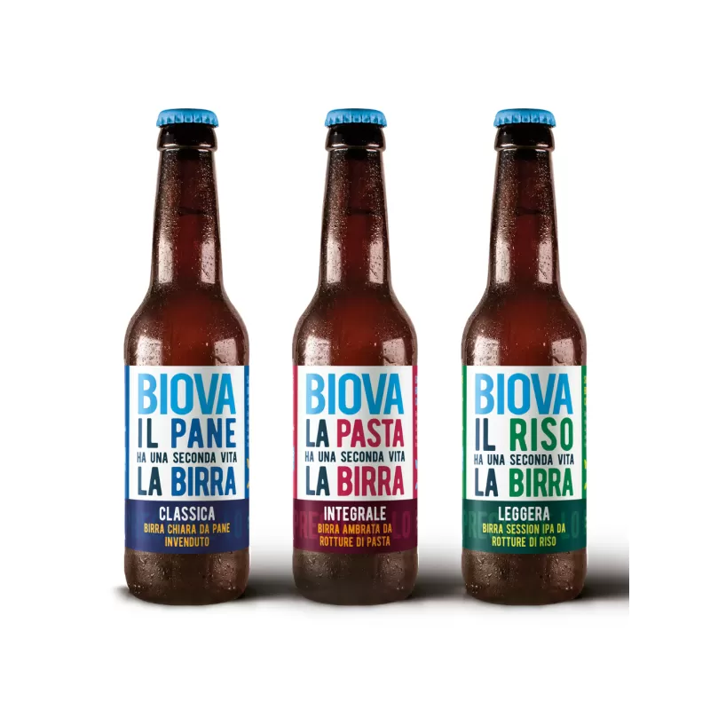 Nouvelle Gamme de Bières - 12 Bouteilles (3x4) de Biova Project | StoreItal...