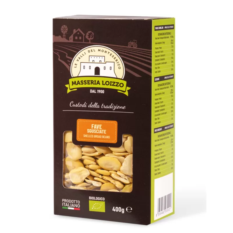 Bio Geschälte Saubohnen von Masseria Loizzo | StoreItaly.org