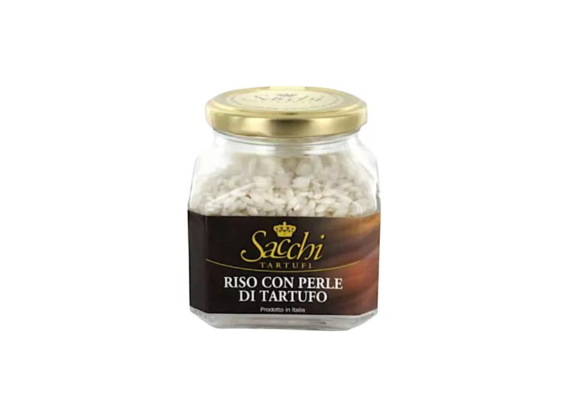 Rice with truffle pearls by Sacchi Tartufi | StoreItaly.org