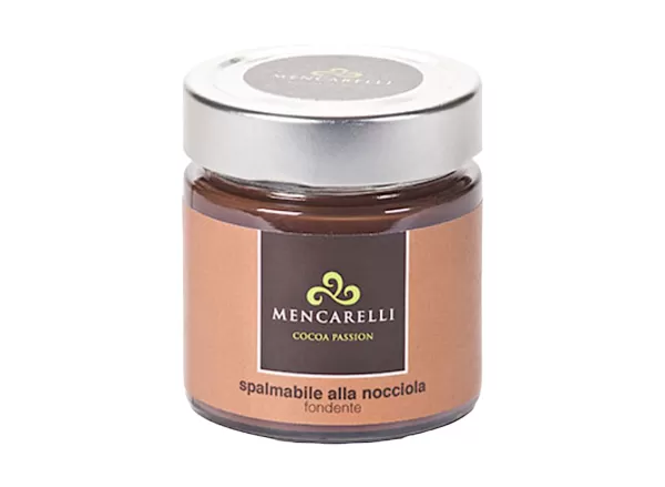 DARK SPREADABLE CREAM WITH HAZELNUT - 200g by Mencarelli | StoreIt...