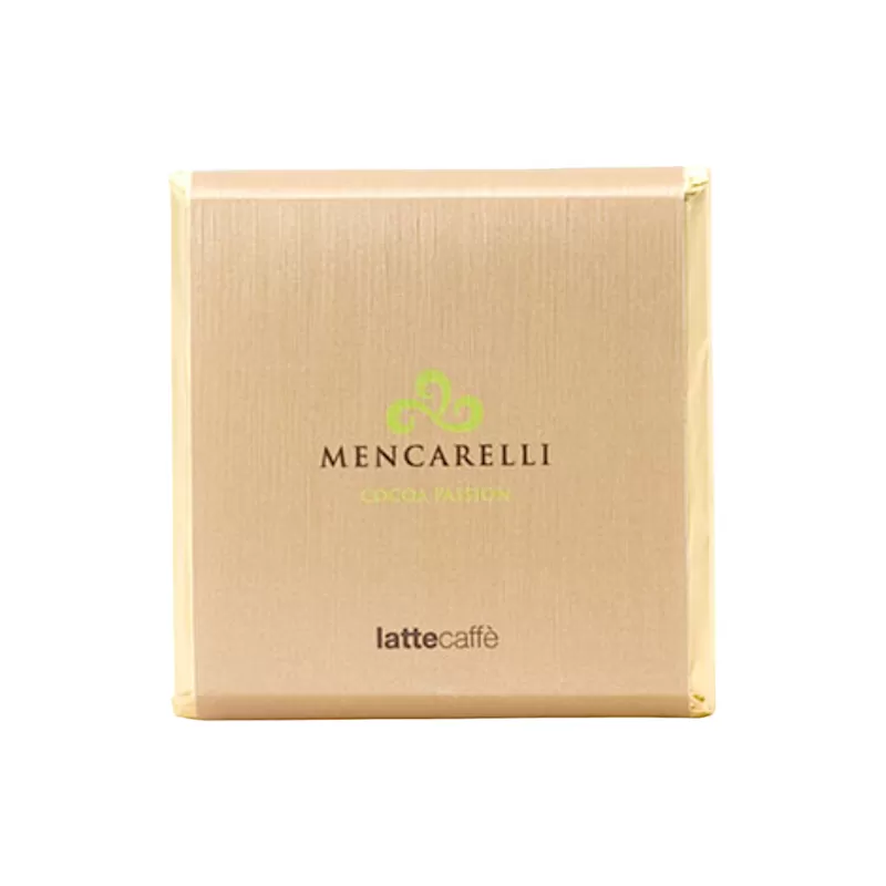 Tafelschokolade 50g Milch und Kaffee von Mencarelli | StoreItaly.org