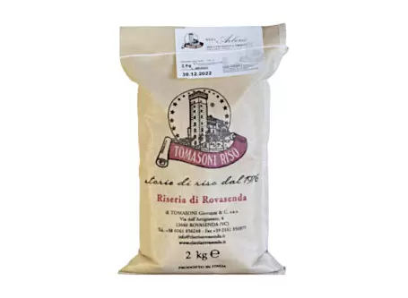 ARBORIO RICE - CLOTH SACK by Tomasoni Riso | StoreItaly.org