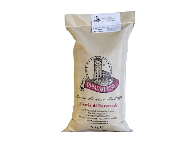 ARBORIO RICE - CLOTH SACK by Tomasoni Riso | StoreItaly.org