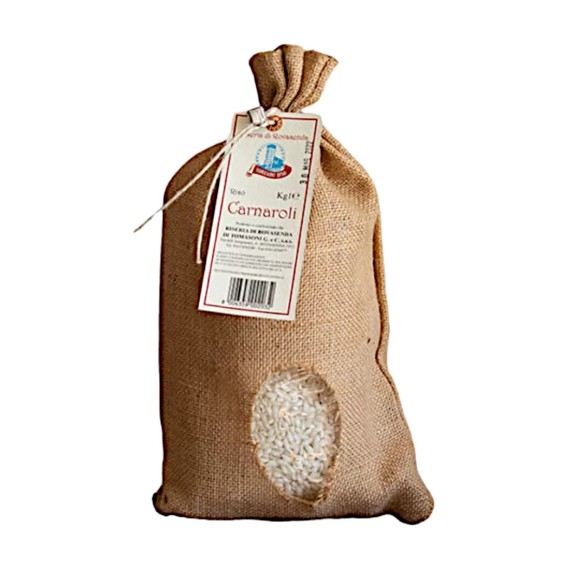 RIZ CARNAROLI AOP - SAC EN JUTE DE 1KG de Tomasoni Riso | StoreItal...