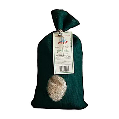 RIZ ARBORIO AOP - SAC EN JUTE DE 1KG de Tomasoni Riso | StoreItaly.org