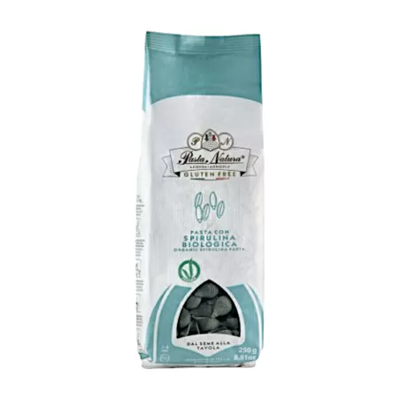 Pâtes à la farine de spiruline biologique - 10 pièces de Pasta Natura Glu...