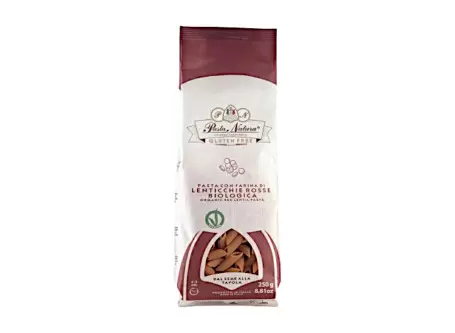 Pasta con farina di lenticchie rosse - 10 pz di Pasta Natura Gluten...