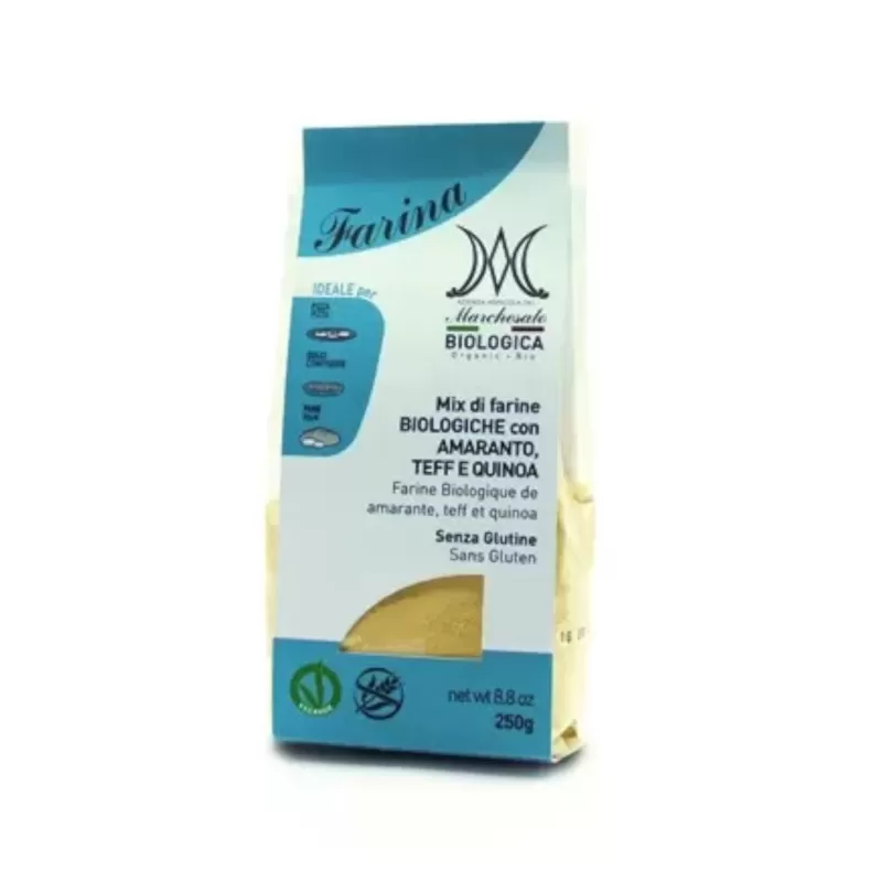 Farine mix multicéréales Marchesato - 10 pièces de Pasta Natura sans gluten F...
