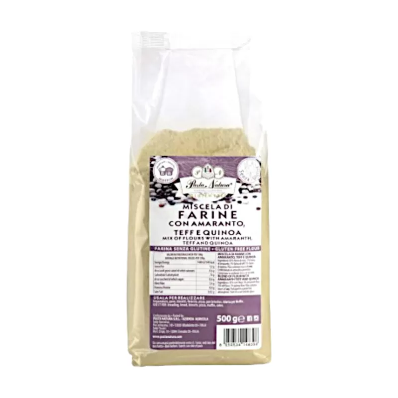 Amaranth, Teff and Quinoa flour - 10pcs by Pasta Natura Gluten Fre...