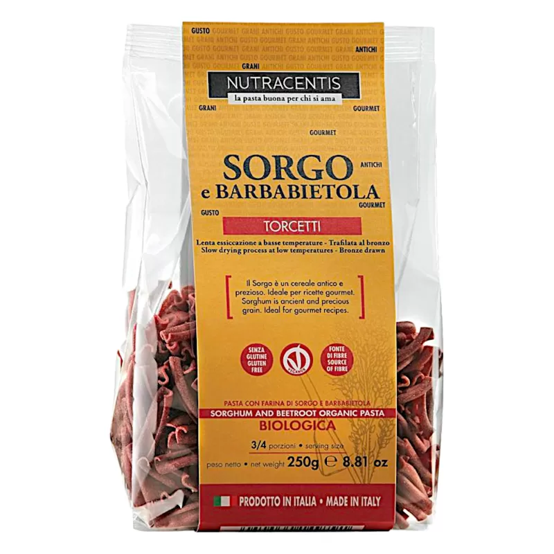 Torcetti aus Sorghum und Rote Bete - 10 Stück von Pasta Natura Gluten Free | ...