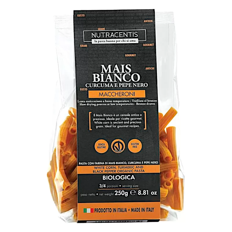 Fusilli White Corn Turmeric and Pepper - 10 packs by Pasta Natura ...