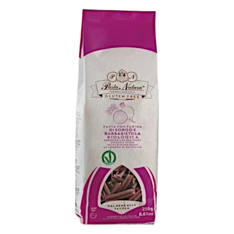 Sorghum- und Rote-Bete-Pasta - 10 Stück von Pasta Natura Gluten Free | St...