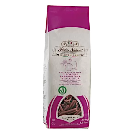 Sorghum- und Rote-Bete-Pasta - 10 Stück von Pasta Natura Gluten Free | St...