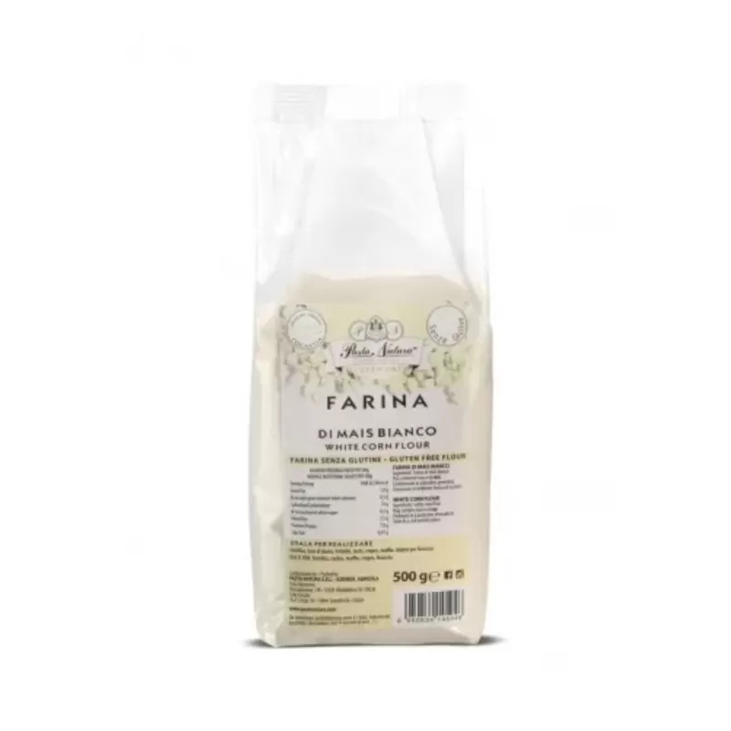 Farine de Maïs Blanc - 10 pcs de Pasta Natura Gluten Free | StoreIt...