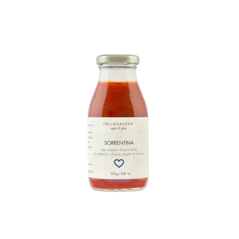 Sorrentina - Tomatensoße mit Paprika, Oliven und Kapern, 250g von...