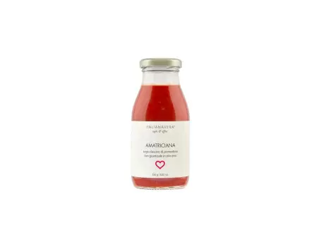 Amatriciana - Sugo di Pomodoro con Guanciale in Olio Evo 250 g di I...