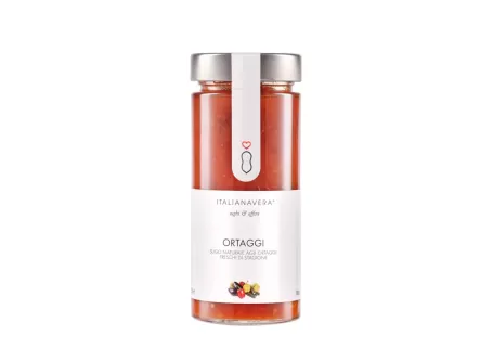 ORTAGGI - sugo di pomodoro con ortaggi freschi di stagione di Itali...