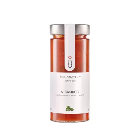 AU BASILIC - Sauce tomate de Italiana Vera | StoreItaly.org