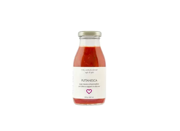 Puttanesca - Classic Sauce with Olives and Capers 250g by Italiana...