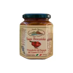 Boscaiola : Sauce de tomates cerises de Piennolo D.O.P. Champignons et cèpes ...