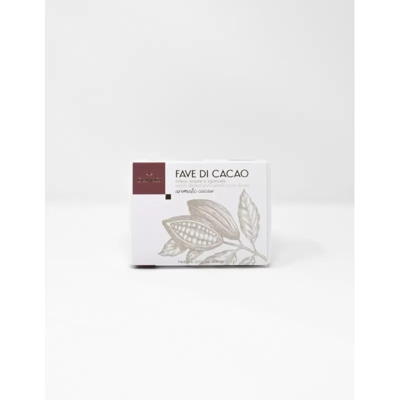 Fèves de cacao torréfiées et décortiquées - 100g de Domori | StoreItaly.org