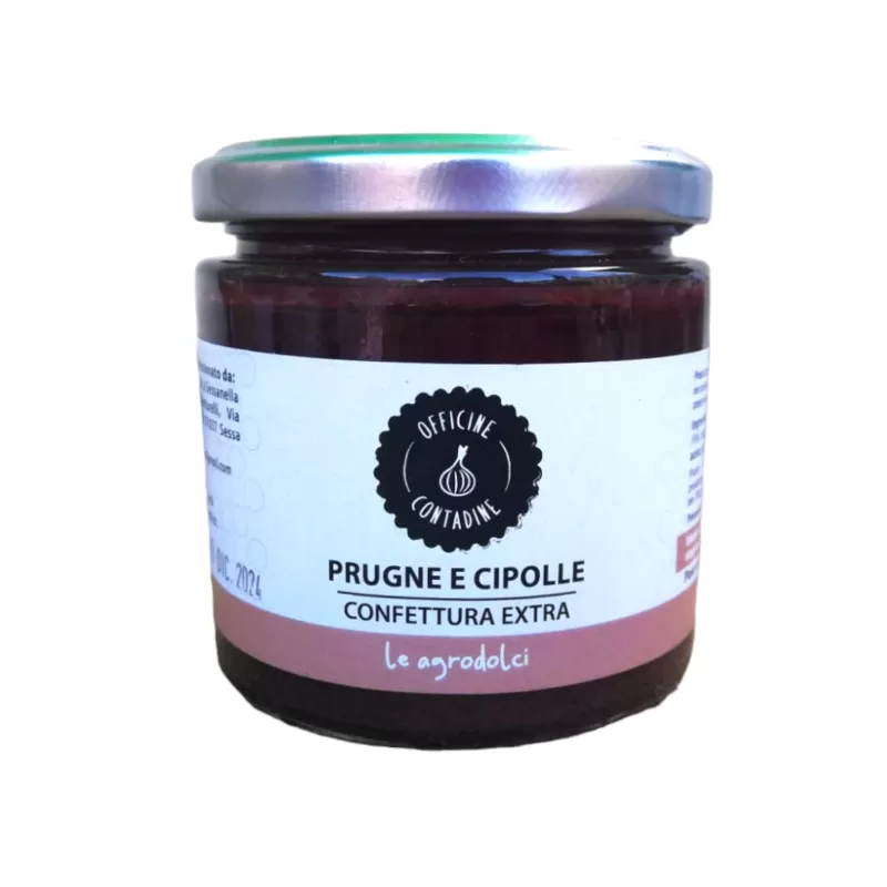 Chutney de Prunes Rouges et Oignon - 230g de Officine Contadine | Magasin...