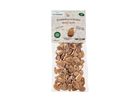 Amandes de Sicile grillées salées BIO - Coop. L'Arcolaio de L'Arco...