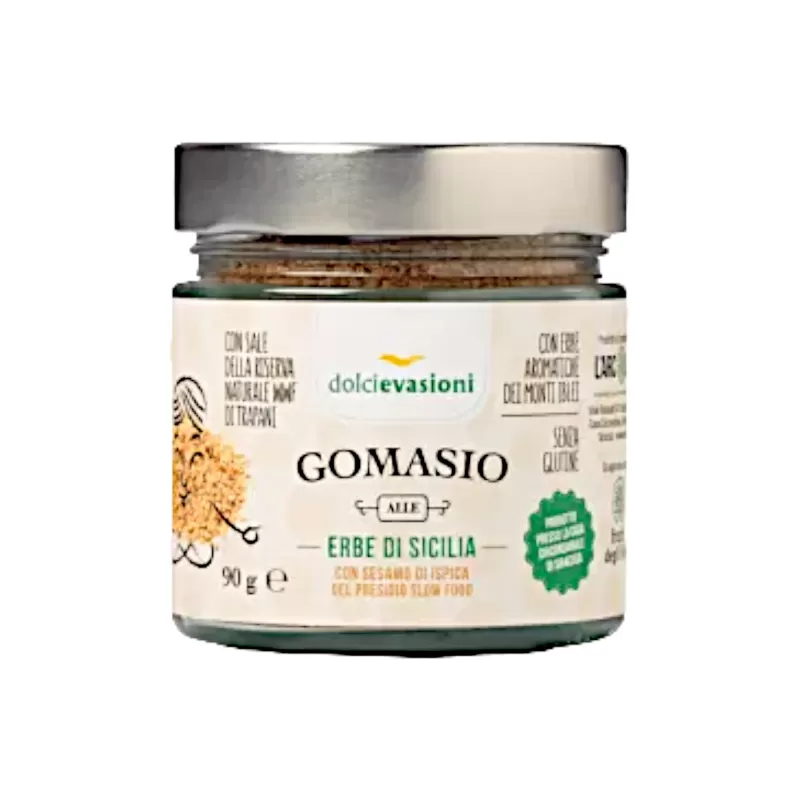 Gomasio mit Kräutern und Sesam aus Ispica von der Genossenschaft L'Arcolaio...