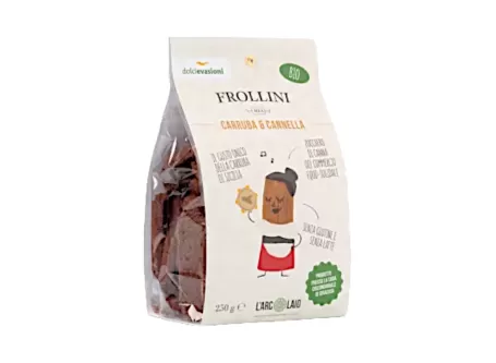 Gluten-free Carob and Cinnamon Shortbread Biscuits by L'Arcolaio c...