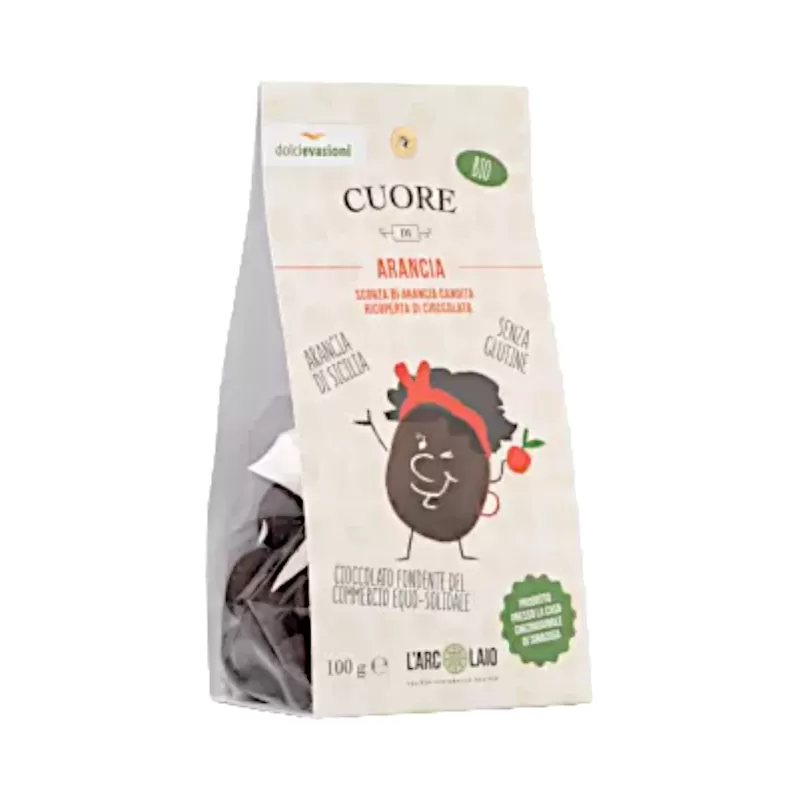 Kandierte Orange in BIO-Schokolade - Coop. L'Arcolaio di L...