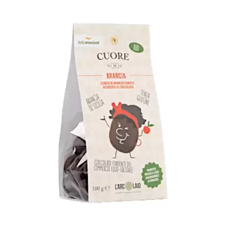 Kandierte Orange in BIO-Schokolade - Coop. L'Arcolaio di L...