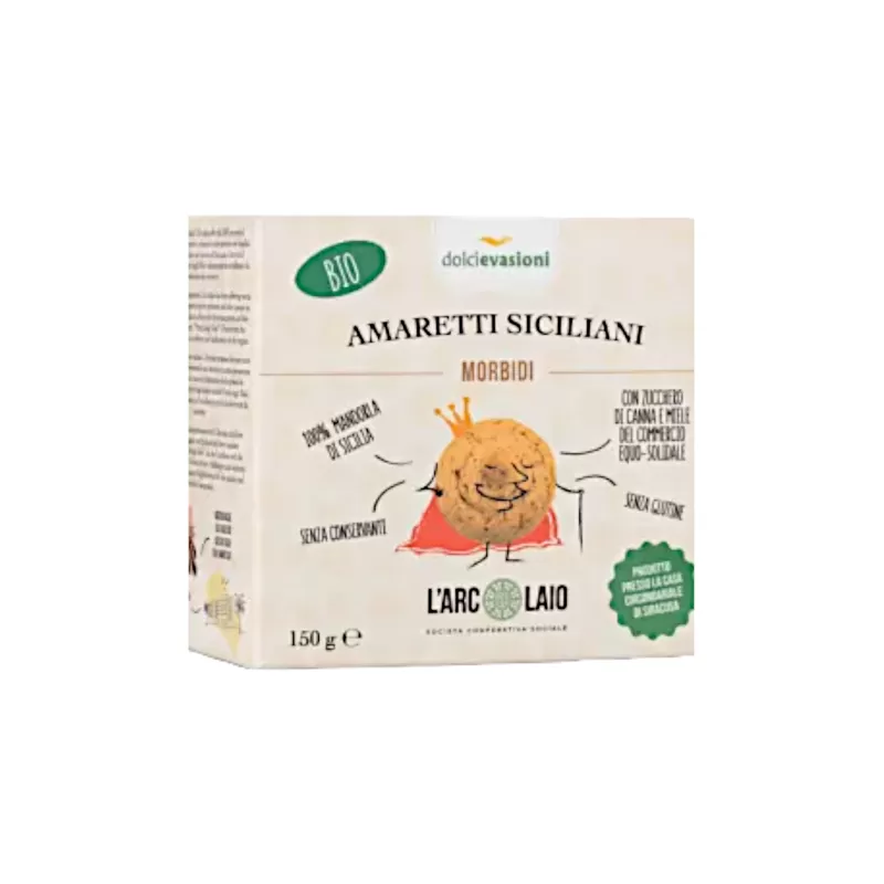 Amaretti Siciliani Morbidi Bio di L'Arcolaio cooperativa sociale | ...