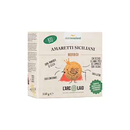 Amaretti Siciliani Morbidi Bio di L'Arcolaio cooperativa sociale | ...