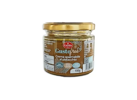 Pistaziencreme "Gusto Free" mit 50% Pistazien, glutenfrei und laktosefrei...